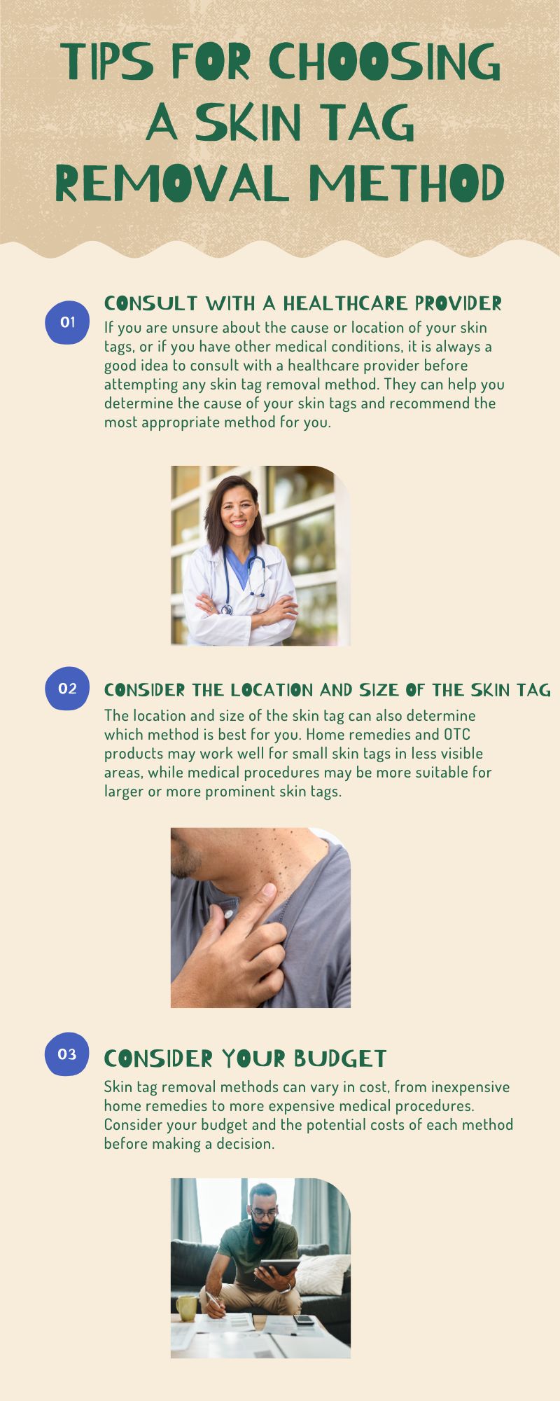 Tips For Choosing A Skin Tag Removal Method