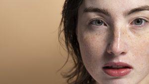 Close up portrait of a woman