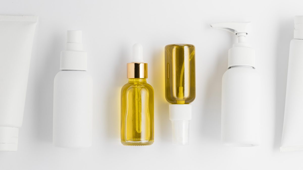 Bottles with lactic and glycolic acid