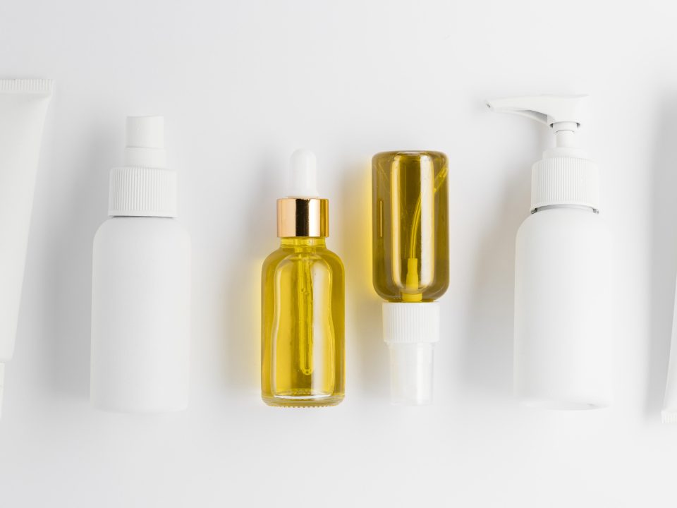 Bottles with lactic and glycolic acid